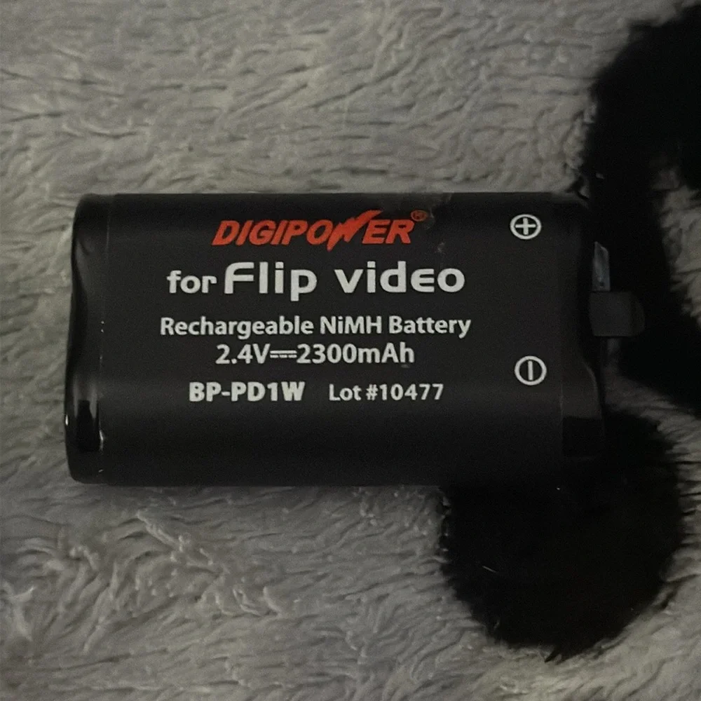 Flip Video Camera with Case, includes battery and battery charger! Like new